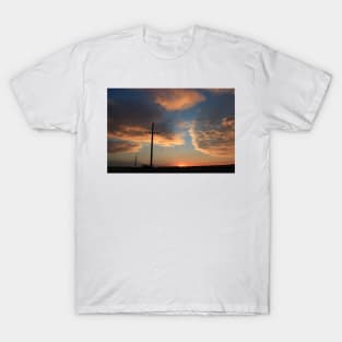 Power Line Sunset T-Shirt